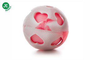 JK ANIMALS, Valentínska hračka - TPR lopta, pískacia, 7,5 cm © copyright jk animals, všetky práva vyhradené