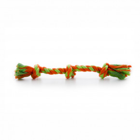 Bavlnený uzol (3 uzly), bavlnená hračka pre psov, 35 cm, ideálna pre aktívnu hru