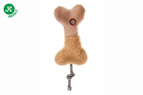 JK ANIMALS, Kosť s povrazom, pískacia hračka, 32 cm © copyright jk animals, všetky práva vyhradené