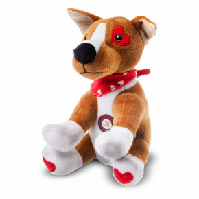 Plyšový psík JEJKI k medzinárodnému dňu psov, pískacia hračka, 23 cm (International Dog Day)