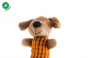 JK ANIMALS, plyšový psík Long, dlhá plyšová pískacia hračka pre psov, 28 cm © copyright jk animals, všetky práva vyhradené