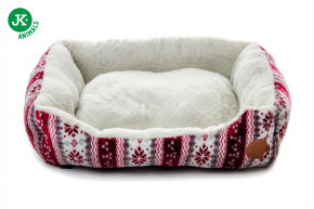 JK ANIMALS, pelech X-Mas M, vianočný pohodlný pelech pre psov, 70×55×20 cm © copyright jk animals, všetky práva vyhradené