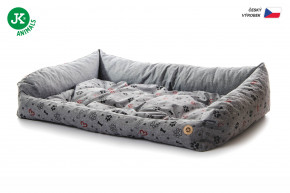 JK ANIMALS, kanape Grey Lux XL, pohodlné kanape pre veľké psy, 105×75×20 cm © copyright jk animals, všetky práva vyhradené