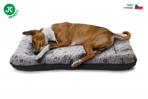 JK ANIMALS, poduška Grey Lux XL, pohodlná poduška pre veľké psy, 110×80 cm © copyright jk animals, všetky práva vyhradené