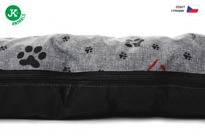 JK ANIMALS, poduška Grey Lux XL, pohodlná poduška pre veľké psy, 110×80 cm © copyright jk animals, všetky práva vyhradené