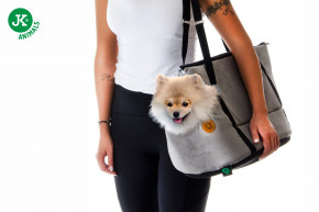 JK ANIMALS, taška Polar M, štýlová taška pre malých psov, šedá, 50×30×31 cm © copyright jk animals, všetky práva vyhradené