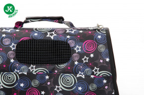 Cestovná taška Galaxy M, stredná, tmavá, 28×49×27 cm © copyright jk animals, všetky práva vyhradené