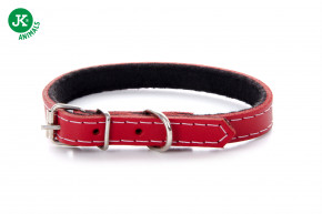 JK ANIMALS, kožený obojok JK Classic pre psov, červený, 1,2×35 cm © copyright jk animals, všetky práva vyhradené