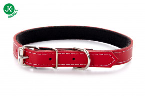 JK ANIMALS, kožený obojok JK Classic pre psov, červený, 1,6×45 cm © copyright jk animals, všetky práva vyhradené