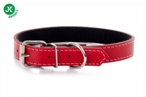 JK ANIMALS, kožený obojek JK Classic pro psy, červený, 2,5×55 cm © copyright jk animals, všechna práva vyhrazena