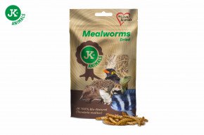 JK ANIMALS, Sušený múčny červ JK Dried Mealworms, 80 g, (Tenebrio Molitor) © copyright jk animals, všetky práva vyhradené