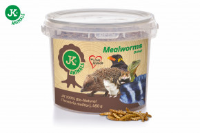 JK ANIMALS, Sušenie múčnej červy JK Dried Mealworms, 80 g, (Tenebrio Molitor) © copyright jk animals, všetky práva vyhradené