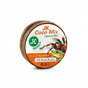 Podstielka JK Coco Mix Lignocel Disc, kokosová drvina vo dvoch diskoch, 2×110 g