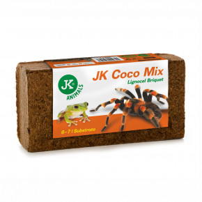 Podstielka JK Coco Mix Lignocel Briquet, kokosová drvina v bloku, 650 g