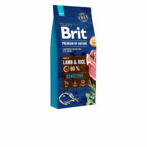 brit premium sensitive lamb 15 kg